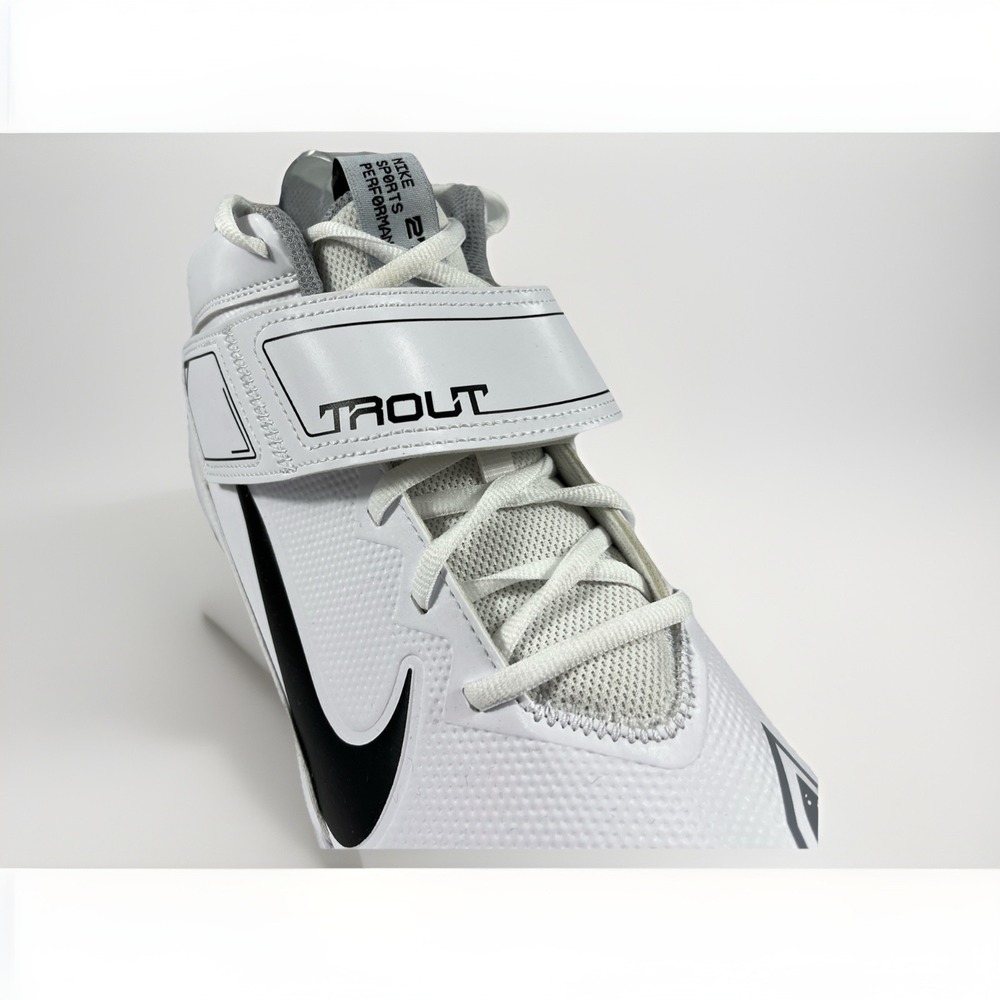 Nike Force Trout 8 Keystone Baseball Cleats CZ5911 100 Red/White Men's Sz 13 - Picture 7 of 11